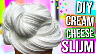 DIY CREAM CHEESE SLIJM RECEPT  ♡SLIJM SWIRL MAKEN♡ ZONDER LENZENVLOEISTOF STIJFSEL BAKING SODA [upl. by Dominus]