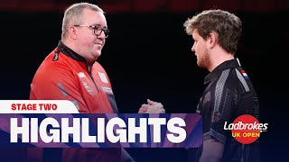 SURVIVING A SCARE  Day Two Stage Two Afternoon Highlights  2024 Ladbrokes UK Open [upl. by Akemrej]