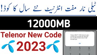 Telenor New 12GB Internet Code 2023 Enjoy How To Use [upl. by Siryt]