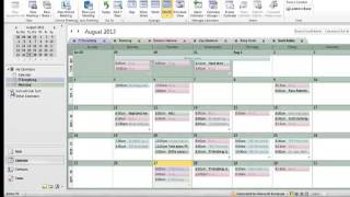 Create and Share Calendar in Outlook [upl. by Nomannic234]