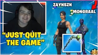 MONGRAAL Embarrasses ZaynSZN After he pickaxed and 51nd Him in a 1v1 Box Fight Wagers [upl. by Mafalda]