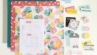 Cómo montar y decorar tu propia agenda utilizando el quotKit agenda 2016quot  TUTORIAL Scrapbook [upl. by Verney815]