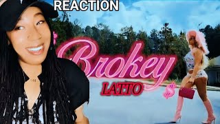 LATTO  Official Music Video BROKEY  Reaction [upl. by Moriah]