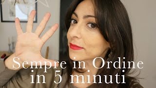 SEMPRE in ORDINE in 5 minuti  organizzazione makeup e capelli  AnnalisaSuperStar [upl. by Balkin]