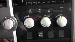 2012  Toyota  Tundra  Temperature Controls  How To by Toyota City [upl. by Elag944]