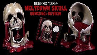 Nemesis Now ® Meltdown Skull  Schmelzender Totenkopf mit Blutströmen  House of Wax  Unboxing [upl. by Yevoc53]