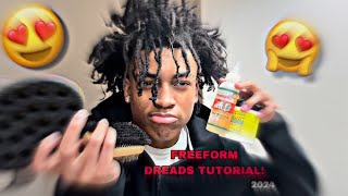 2024 HOW TO GET FREEFORM DREADS TUTORIAL I UPDATED amp VERY EASY [upl. by Eirrem]