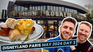 Disneyland Paris Day 3  Our HONEST Thoughts On Brasserie Rosalie  May 2024 Vlog Series [upl. by Lavina]