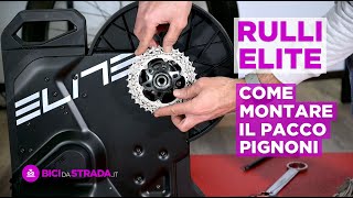 Come montare il pacco pignoni sui rulli Elite direct drive [upl. by Azeel]