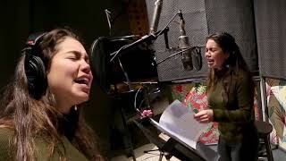 How Far Ill Go  Aulii Cravalho Behind The Mic [upl. by Ativoj373]