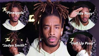 Easy Dreadlock Styles 2023  Hightop Dreadlock Styles  How To No Retwist Needed dreadlockjourney [upl. by Anawik]