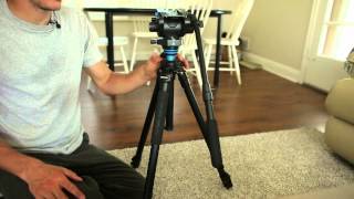 REVIEWBenro s6 tripod compared to manfrotto 502 [upl. by Vannie269]