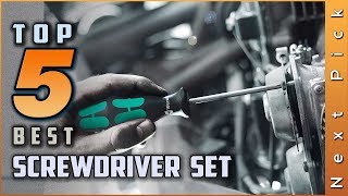 Top 5 Best Screwdriver Set Review in 2024 [upl. by Hsreh408]