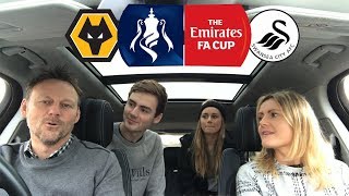 RED CARD CENTRAL FA Cup 3rd Round Wolves Vs Swansea Vlog [upl. by Ottie]