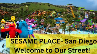 SESAME PLACE San Diego Water Park  The BEST WATER PARK ever [upl. by Leahcimed351]