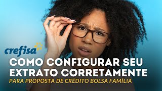 Crefisa Bolsa Família  Como Configurar o Telefone para Visualizar o Extrato com a Cor Padrão [upl. by Arahk]