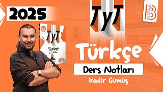 6 TYT Türkçe  Sözcükte Yapı 3 Fiil Çekim Ekleri  Kadir GÜMÜŞ  2025 [upl. by Itraa]