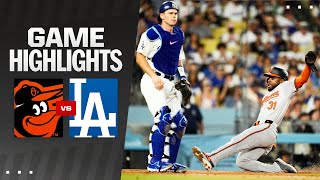 Orioles vs Dodgers Game Highlights 82824  MLB Highlights [upl. by Orhtej432]