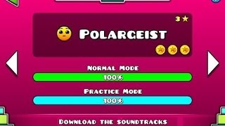 Geometry Dash Gameplay Level 3  Polargeist  All Coins [upl. by Ahsirat]