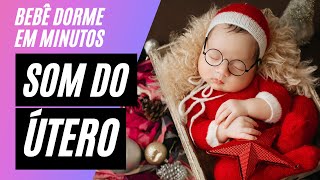 Som do Utero Materno para bebe dormir  Tela Preta [upl. by Cathryn181]