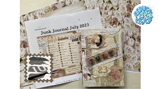 junkjournaljuly  Stripped Back [upl. by Anerol]