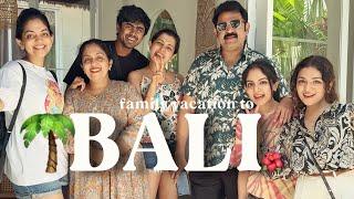 Family Trip To Bali🌴PART 1  Hansika Krishna [upl. by Hsirehc]