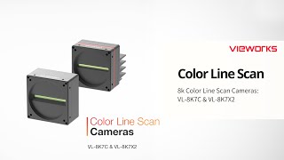 Vieworks VL8K7C amp VL8K7X2 Introduction  8k Color Line Scan Cameras [upl. by Albina]