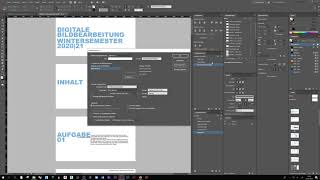 Digitale Bildbearbeitung  Adobe InDesign [upl. by Anilemrac]