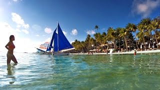 Boracay Island Philippines  GoPro Hero Time Lapse [upl. by Nauqed]