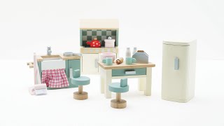 Kitchen  Dolls House Furniture  Le Toy Van [upl. by Fania]