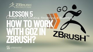 How to Work with GoZ in Zbrush  Lesson 5  Chapter 14  Zbrush 20215 Essentials Training [upl. by Tniassuot762]