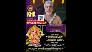 KHAs Attukal Pongala Celebration in Phoenix on Sat Feb 24th at Maha Ganapathi Temple of Arizona [upl. by Layap]