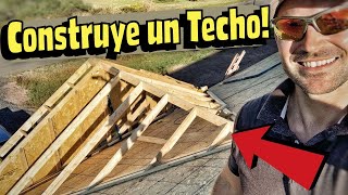 Cómo Construir Un Techo Pequeño  Estructura De Techo De Valle [upl. by Nosro]