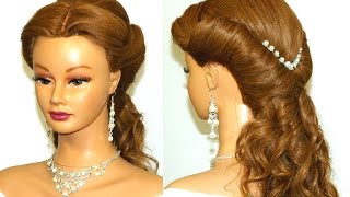 Wedding prom hairstyle for long hair [upl. by Covell]