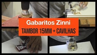 GABARITO PARA MINIFIX 15mm  CAVILHAS LINHA 47  ZINNI® [upl. by Gerrard]