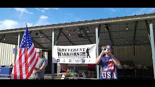 National Anthem for the Atlanta Irreverent Warriors hike 2024  NAILED IT [upl. by Aluap910]