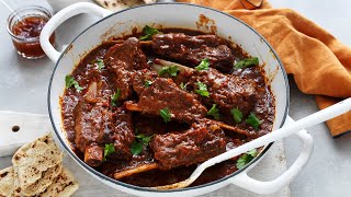 Slow Cooked Rogan Josh Beef Short Ribs [upl. by Brucie]