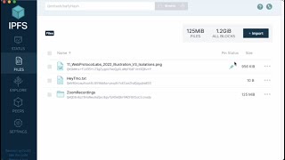 IPFS Desktop Walkthrough [upl. by Llerrej]