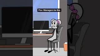 Managers be like managers managersbelike workplace payroll worklife workfromhome usa usa tik [upl. by Lednam34]