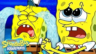 Every Time SpongeBob CRIES Ever 😭 [upl. by Rivalee399]