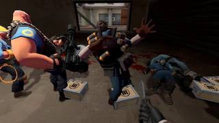 Team Fortress 2  Backstab Death Animations [upl. by Anaeli]