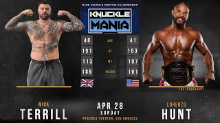 MICK TERRILL vs LORENZO HUNT Full Fight BKFC [upl. by Livvy]