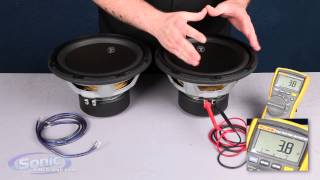 How to Wire Two Single 4 ohm Subwoofers to a 2 ohm Final Impedance  Parallel Wiring  Car Audio 101 [upl. by Yeh]