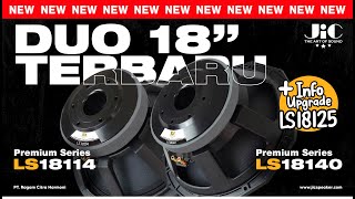 DUO 18 INCH PREMIUM TERBARU amp UPGRADE LS 18125   JIC SPEAKER  RCH INDONESIA [upl. by Solracsiul423]