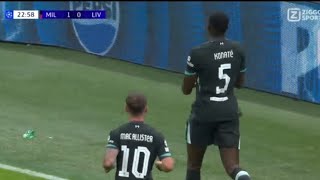 Ibrahima Konate Goal AC Milan vs Liverpool 11 All Goals and Extended Highlights [upl. by Einnob]