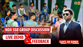 Group Discussion in SSB Interview  SSB Interview Group Discussion Live Demo amp Feedback  SSB 2023 [upl. by Oal]