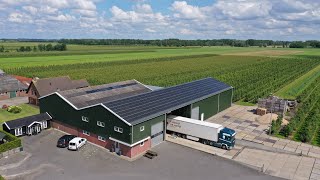 Ruim 300 zonnepanelen voor Fruitbedrijf LM van Dijk VOF 🔋 [upl. by Alika]