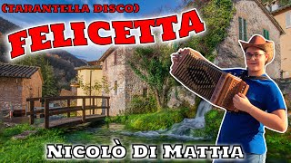 TARANTELLA DISCO quotFELICETTAquot Nicolò Di Mattia con LORGANETTO allievo di ENZO SCACCHIA folk music [upl. by Dettmer]