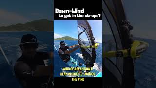 Should you go down wind to get your windsurf board planing windsurf insta360 [upl. by Lehcnom21]