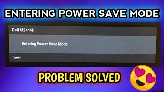 Entering Power Save Mode Pc Problem [upl. by Addie]